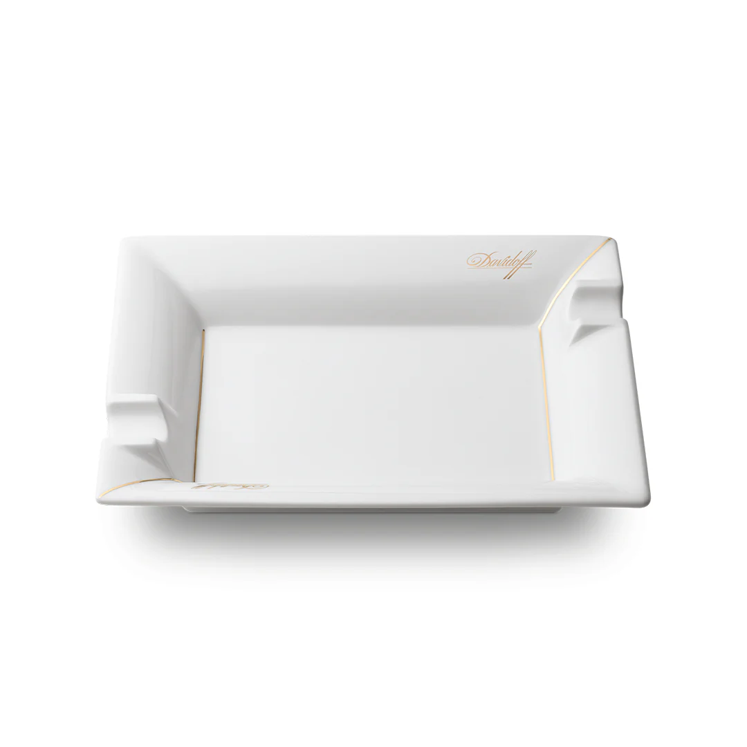 Davidoff 2 Cigar Rectangular Porcelain Ashtray - Image 2