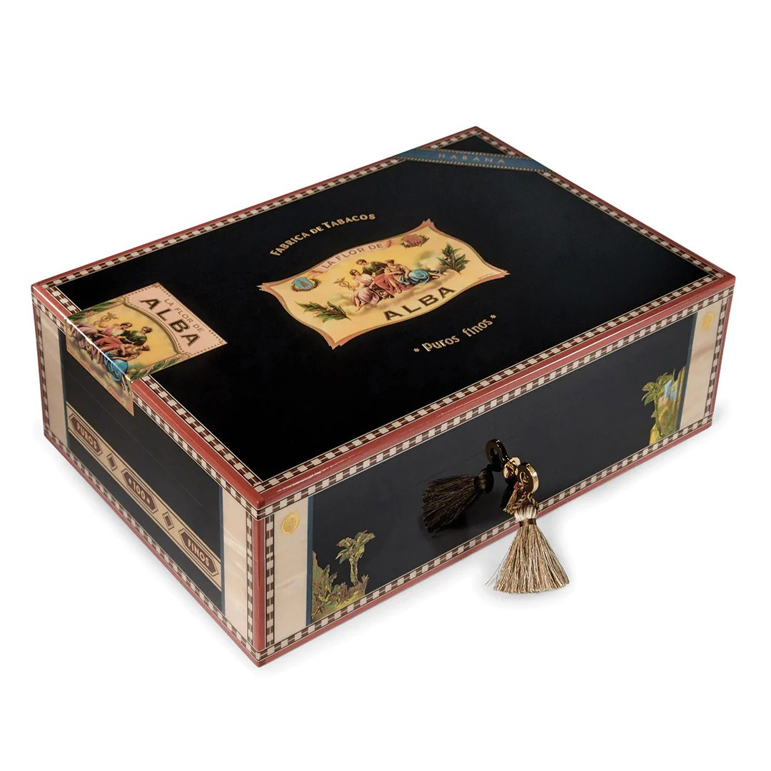 Elie Bleu Flor de Alba Black - 200 Count Humidor