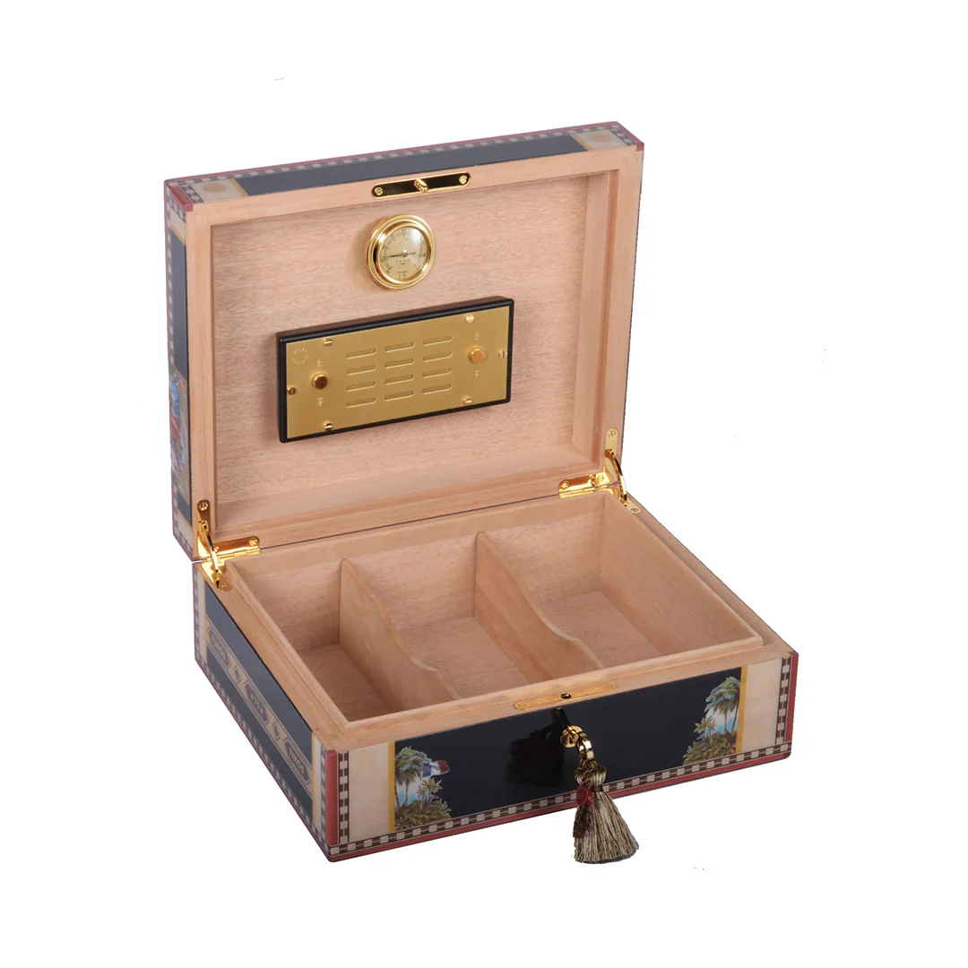 Elie Bleu Flor de Alba Black - 75 Count Humidor - Image 2