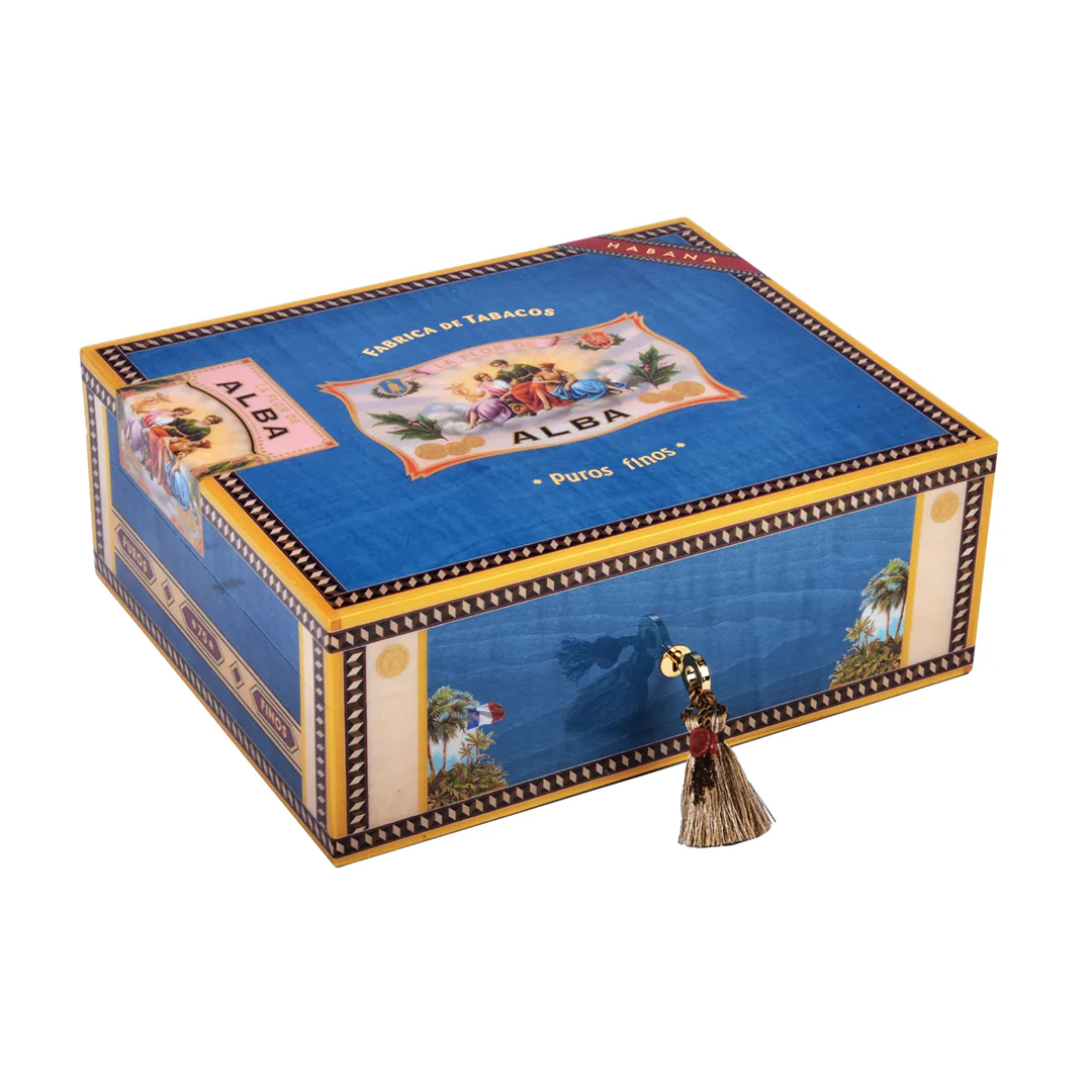 Elie Bleu Flor de Alba Blue - 75 Count Humidor