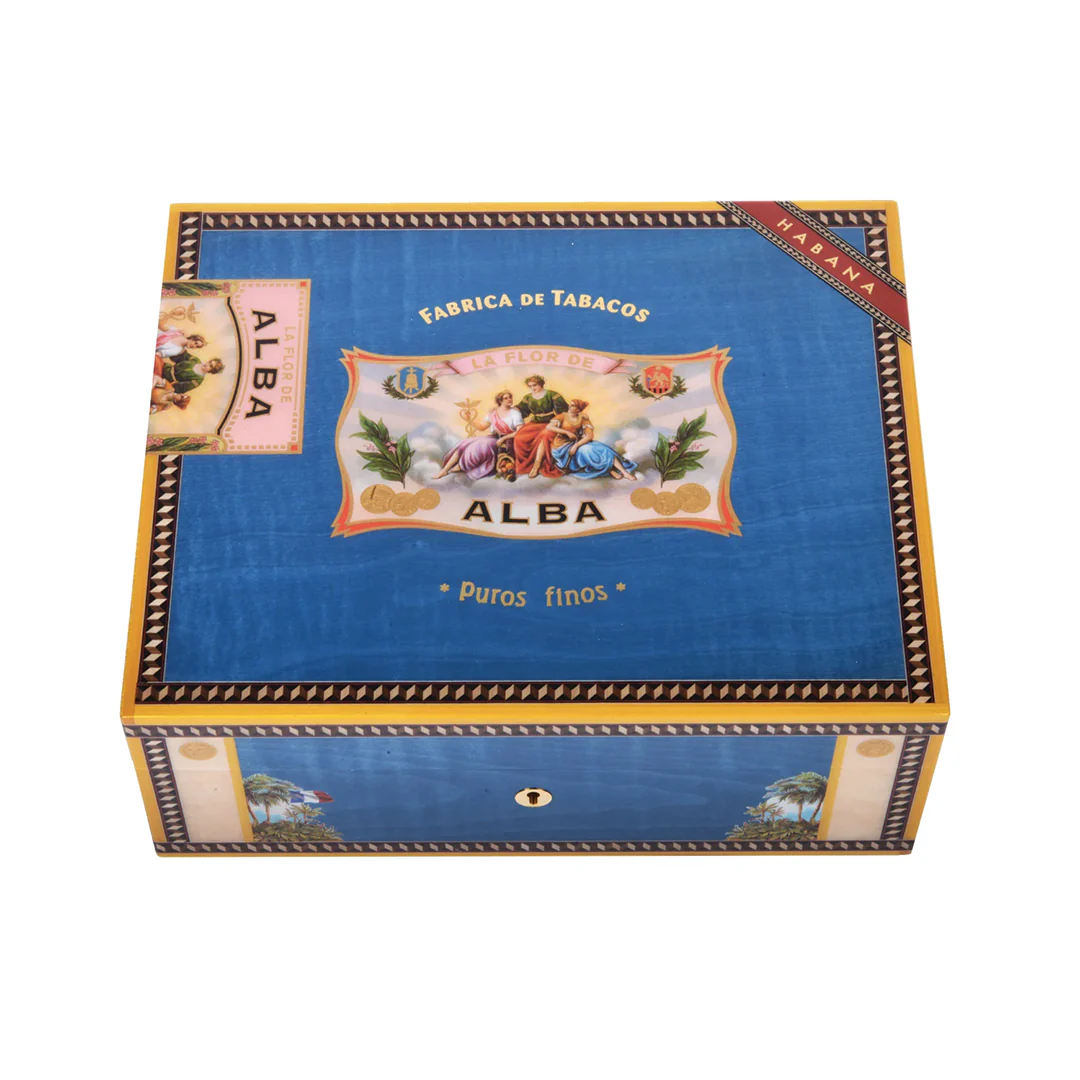Elie Bleu Flor de Alba Blue - 75 Count Humidor - Image 3