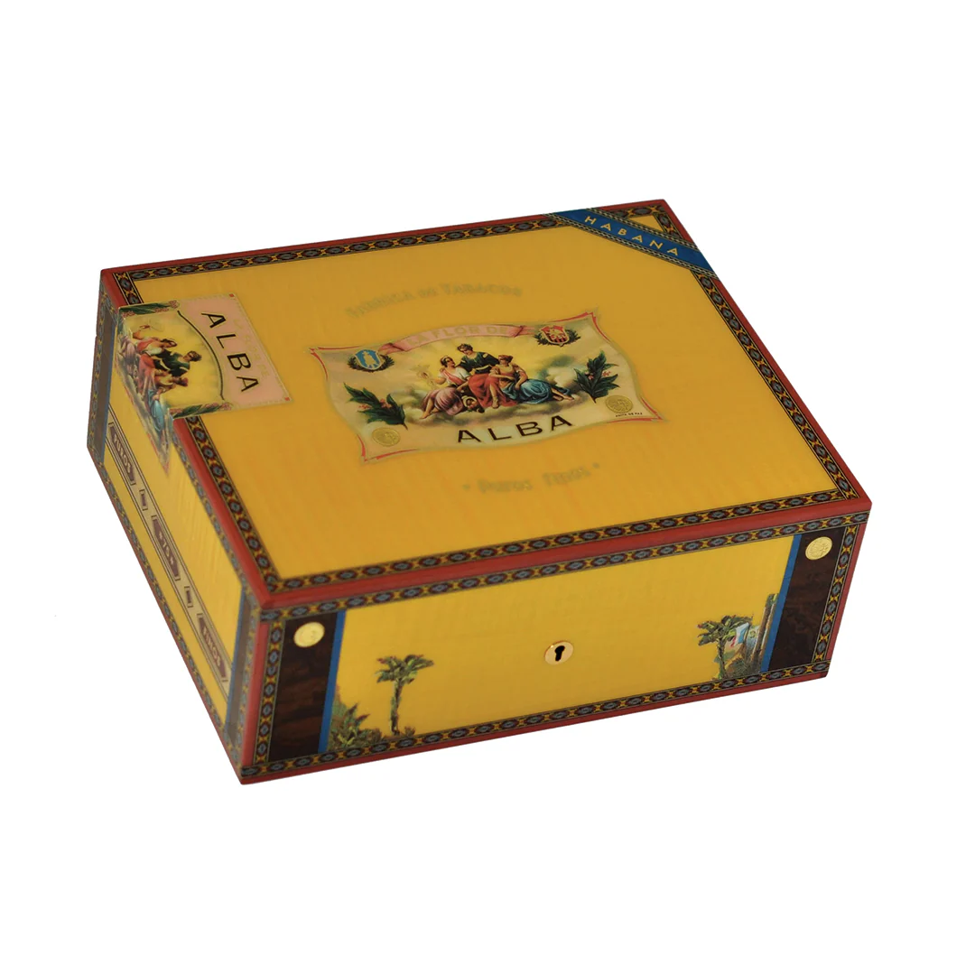 Elie Bleu Flor de Alba Yellow - 75 Count Humidor