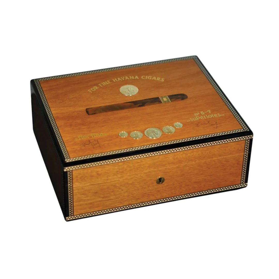 Elie Bleu Medals Mahogany - 75 Count Humidor