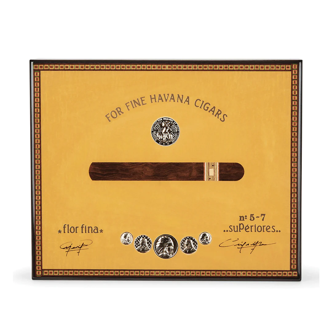 Elie Bleu Medals Yellow Sycamore - 75 Count Humidor - Image 3