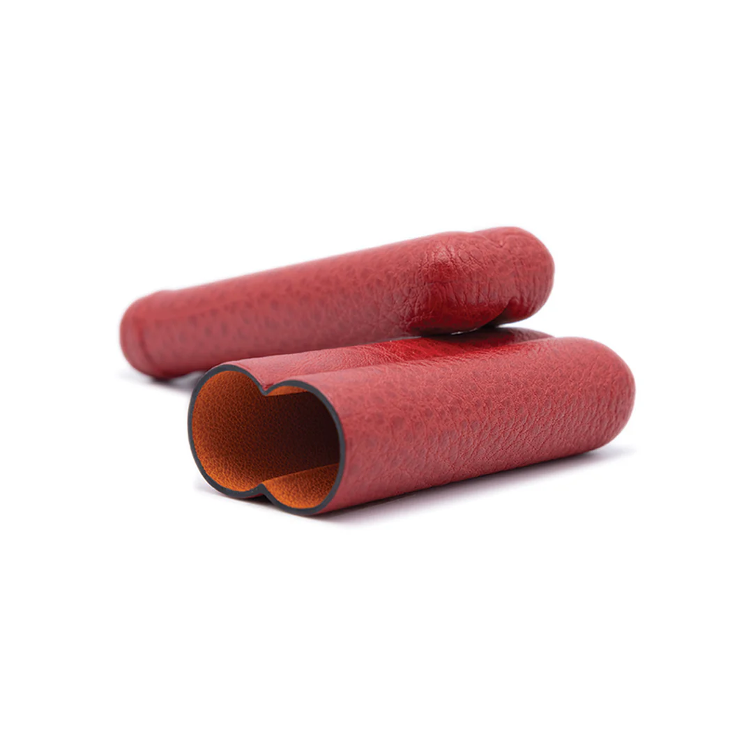 Fallon Red Corrida Leather Cigar Case - Image 2