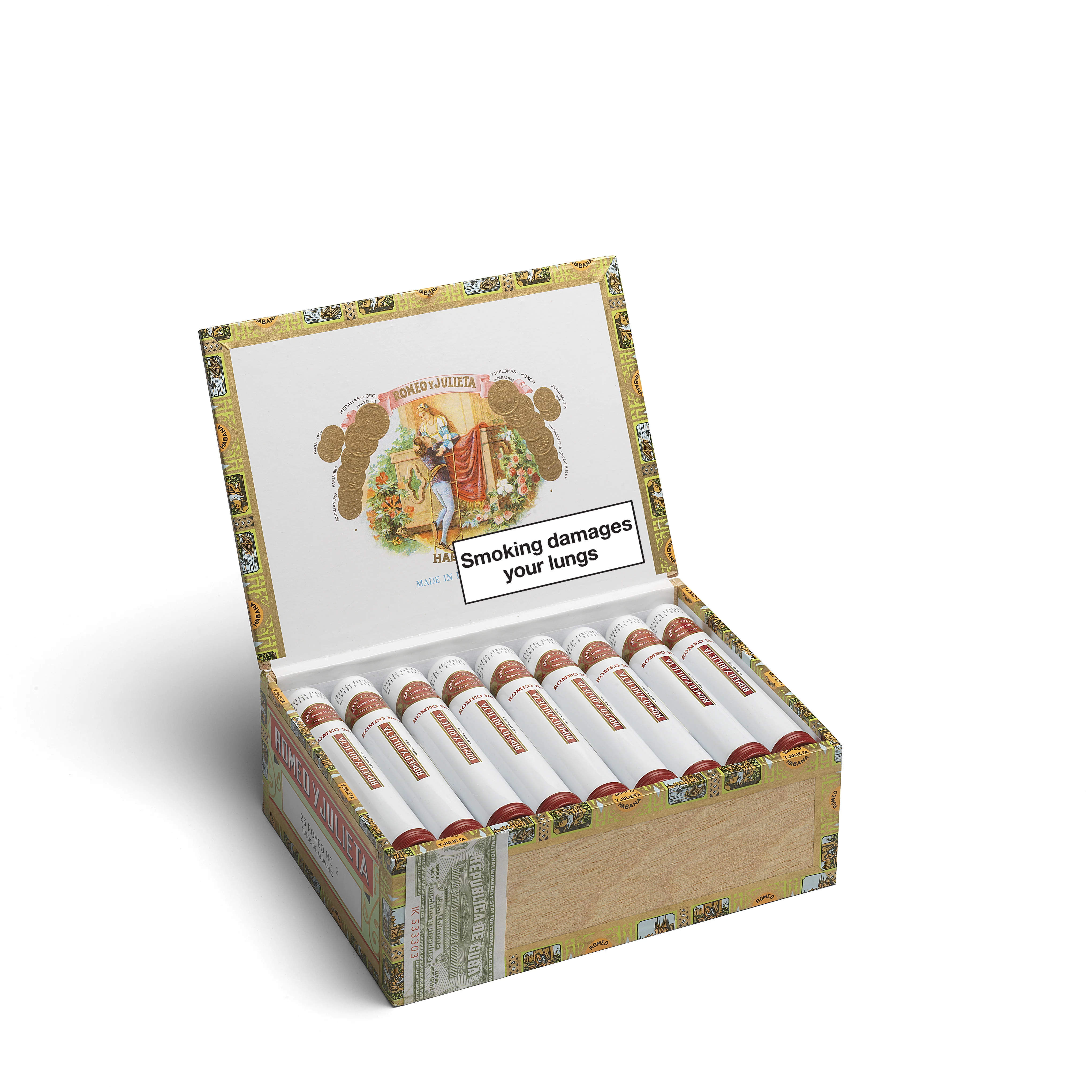 Romeo Y Julieta No. 2 Tubos - Image 2
