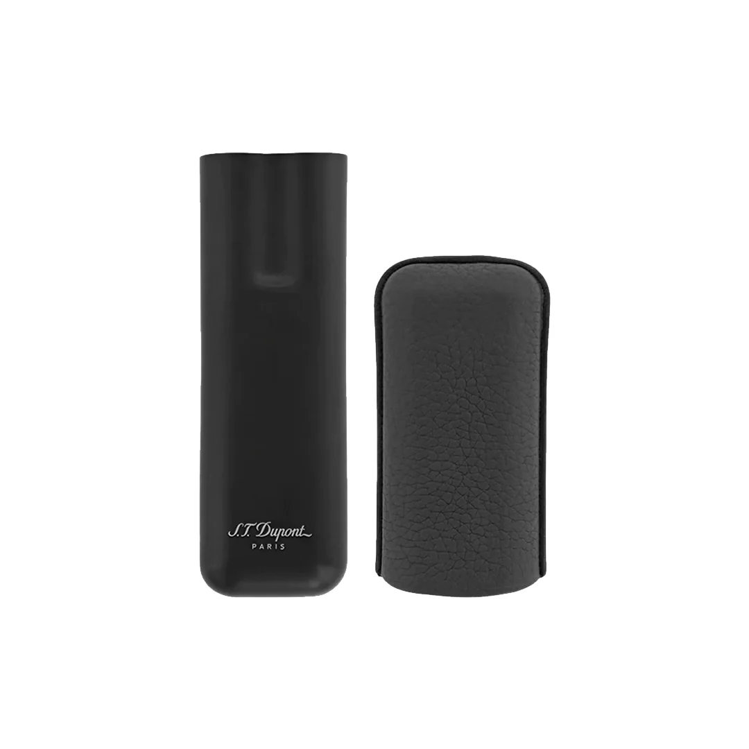 S.T. Dupont Black Grain & Matt Black 2 Cigar Case - Image 2