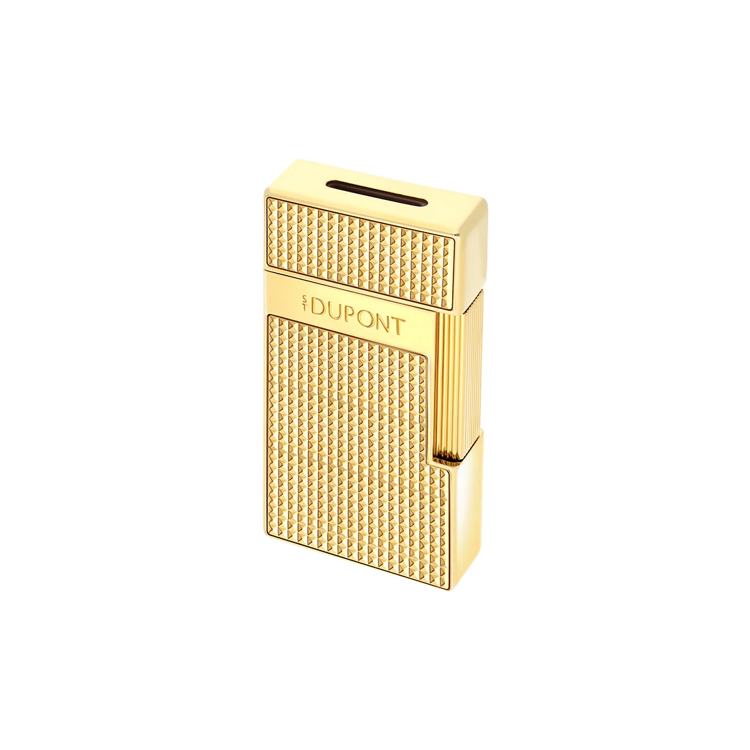 S.T. Dupont Gold Diamondhead Biggy Lighter - Image 2