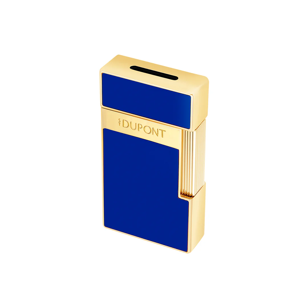S.T. Dupont Lacquered Indigo Blue Biggy Lighter - Image 2