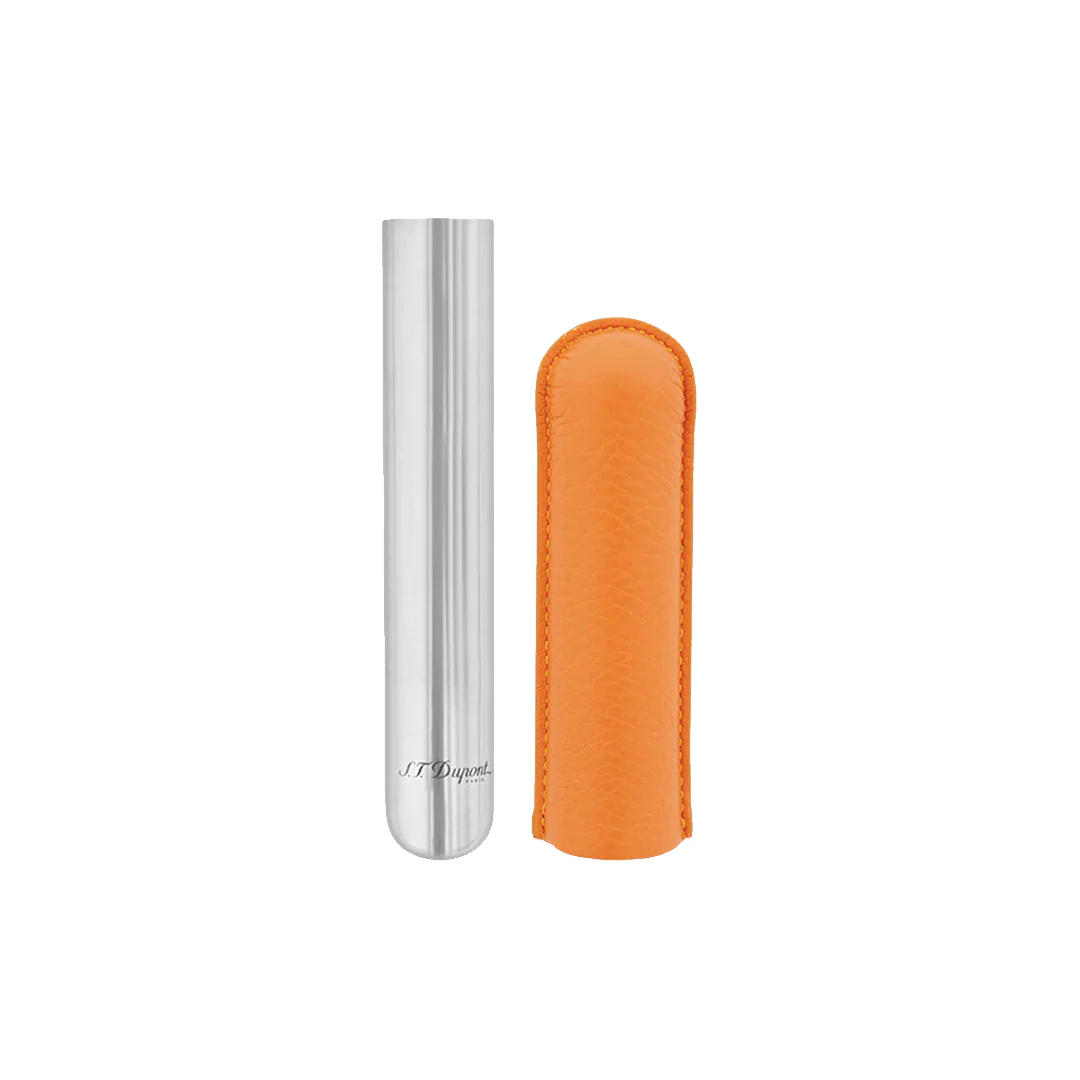 S.T. Dupont Orange Grain 1 Cigar Case - Image 2