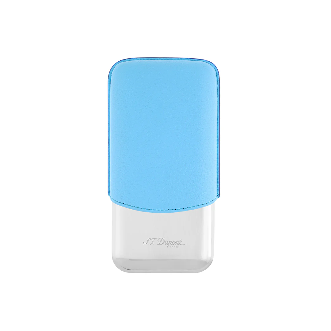 S.T. Dupont Turquoise Grain 3 Cigar Case