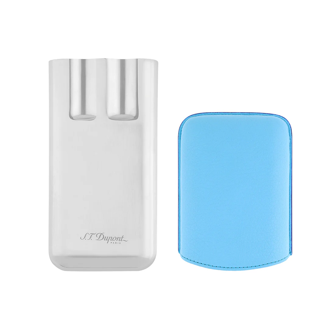S.T. Dupont Turquoise Grain 3 Cigar Case - Image 2